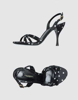 DOLCE & GABBANA - CALZATURE - Sandali con tacco - su YOOX.COM