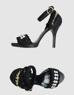 DOLCE & GABBANA - CALZATURE - Sandali con plateau - su YOOX.COM