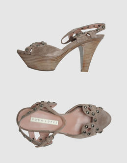 PURA LÓPEZ - CALZATURE - Sandali con plateau - su YOOX.COM