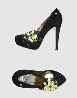 JUST CAVALLI - CALZATURE - Decolletes con plateau - su YOOX.COM