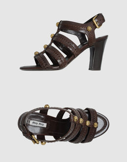 MIU MIU - CALZATURE - Sandali con tacco - su YOOX.COM