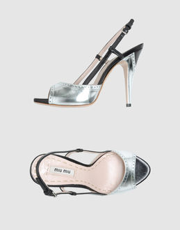 MIU MIU - CALZATURE - Sandali con plateau - su YOOX.COM