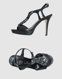 LOLA CRUZ - CALZATURE - Sandali con plateau - su YOOX.COM