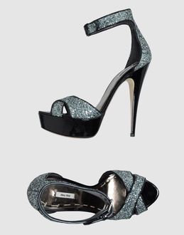 MIU MIU - CALZATURE - Sandali con plateau - su YOOX.COM