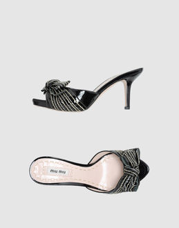 MIU MIU - CALZATURE - Sandali con plateau - su YOOX.COM