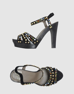 VERSACE COLLECTION - CALZATURE - Sandali con plateau - su YOOX.COM