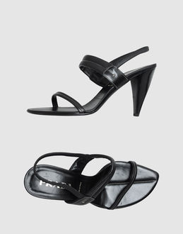 PRADA - CALZATURE - Sandali con tacco - su YOOX.COM