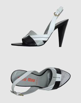 MIU MIU - CALZATURE - Sandali con tacco - su YOOX.COM