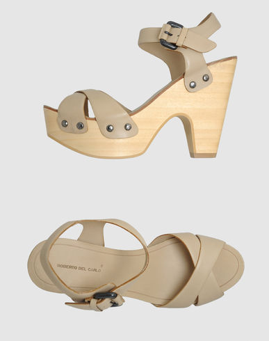 ZOOM ROBERTO DEL CARLO - Platform sandals