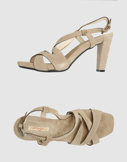 ZAMAGNI - CALZATURE - Sandali con tacco - su YOOX.COM
