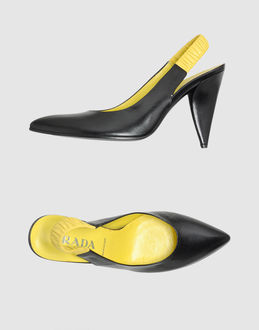 PRADA - CALZATURE - Decolletes slingback - su YOOX.COM