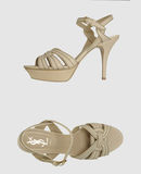 Confronta prezzi Yves saint laurent rive gauche - calzature - sandali con plateau su yoox.com