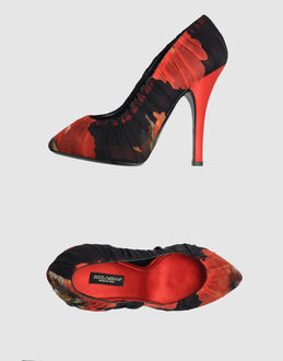 DOLCE & GABBANA - CALZATURE - Decolletes con plateau - su YOOX.COM