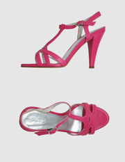 SUEDE - High-heeled sandals