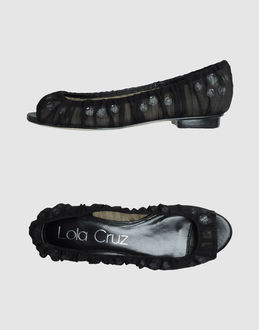 LOLA CRUZ - CALZATURE - Ballerine open toe - su YOOX.COM