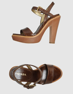 PRADA - CALZATURE - Sandali con plateau - su YOOX.COM