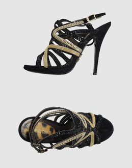 ROBERTO CAVALLI - CALZATURE - Sandali con plateau - su YOOX.COM