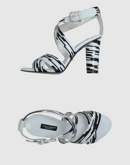 DOLCE & GABBANA - CALZATURE - Sandali con tacco - su YOOX.COM