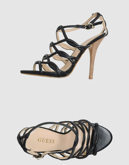 GUESS - CALZATURE - Sandali con tacco - su YOOX.COM