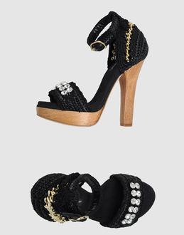 DOLCE & GABBANA - CALZATURE - Sandali con plateau - su YOOX.COM