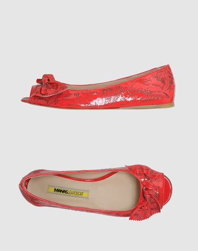 ZOOM MANAS LEA FOSCATI - Peep-toe ballet flats