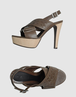 MARNI - CALZATURE - Sandali con plateau - su YOOX.COM