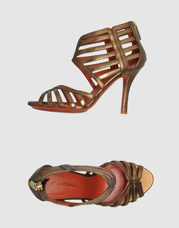 SANTONI - CALZATURE - Sandali con tacco