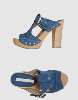 PURA LÓPEZ - CALZATURE - Sandali con plateau - su YOOX.COM