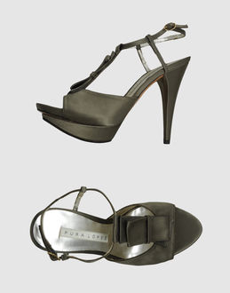 PURA LÓPEZ - CALZATURE - Sandali con plateau - su YOOX.COM