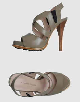 STUDIO POLLINI - CALZATURE - Sandali con plateau - su YOOX.COM