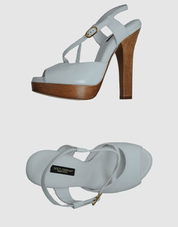 DOLCE & GABBANA - CALZATURE - Sandali con plateau - su YOOX.COM