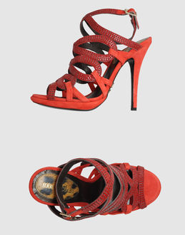ROBERTO CAVALLI - CALZATURE - Sandali con plateau - su YOOX.COM