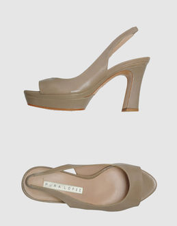 PURA LÓPEZ - CALZATURE - Sandali con plateau - su YOOX.COM
