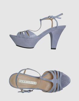 PURA LÓPEZ - CALZATURE - Sandali con plateau - su YOOX.COM