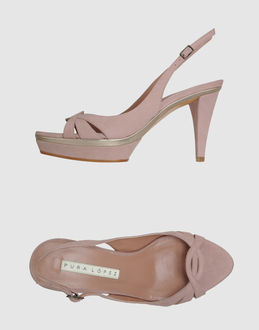PURA LÓPEZ - CALZATURE - Sandali con plateau - su YOOX.COM