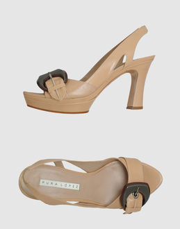 PURA LÓPEZ - CALZATURE - Sandali con plateau - su YOOX.COM