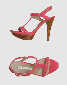 PURA LÓPEZ - CALZATURE - Sandali con plateau - su YOOX.COM