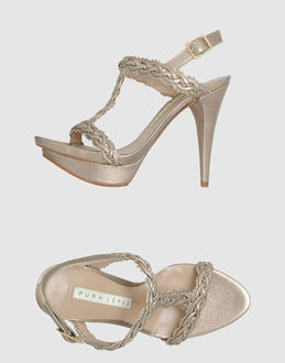 PURA LÓPEZ - CALZATURE - Sandali con plateau - su YOOX.COM