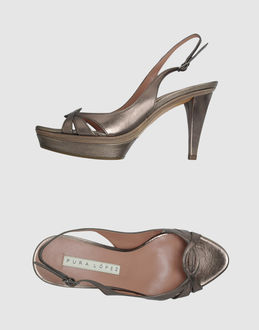 PURA LÓPEZ - CALZATURE - Sandali con plateau - su YOOX.COM