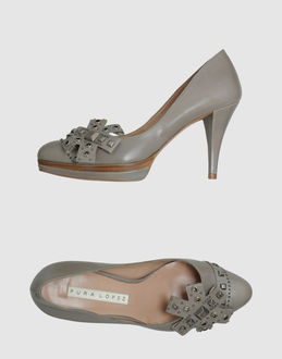 PURA LÓPEZ - CALZATURE - Decolletes con plateau - su YOOX.COM