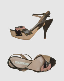 PURA LÓPEZ - CALZATURE - Sandali con plateau - su YOOX.COM