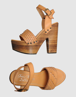 GLORIA E OLIVIA DAL PORTO - CALZATURE - Sandali con plateau - su YOOX.COM