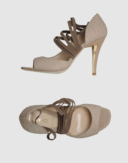 FENDI - CALZATURE - Sandali con tacco - su YOOX.COM