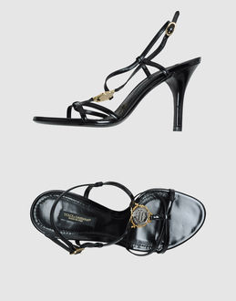DOLCE & GABBANA - CALZATURE - Sandali con tacco - su YOOX.COM