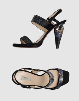 PRADA - CALZATURE - Sandali con plateau - su YOOX.COM
