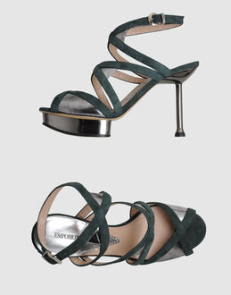 EMPORIO ARMANI - CALZATURE - Sandali con plateau - su YOOX.COM