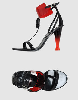 EMPORIO ARMANI - CALZATURE - Sandali con tacco - su YOOX.COM