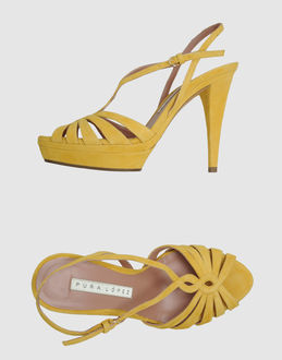 PURA LÓPEZ - CALZATURE - Sandali con plateau - su YOOX.COM