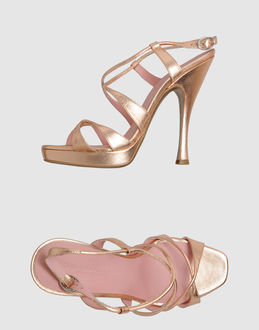DONNA KARAN COLLECTION - CALZATURE - Sandali con plateau - su YOOX.COM