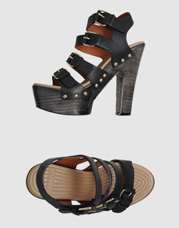 GIVENCHY - CALZATURE - Sandali con plateau - su YOOX.COM